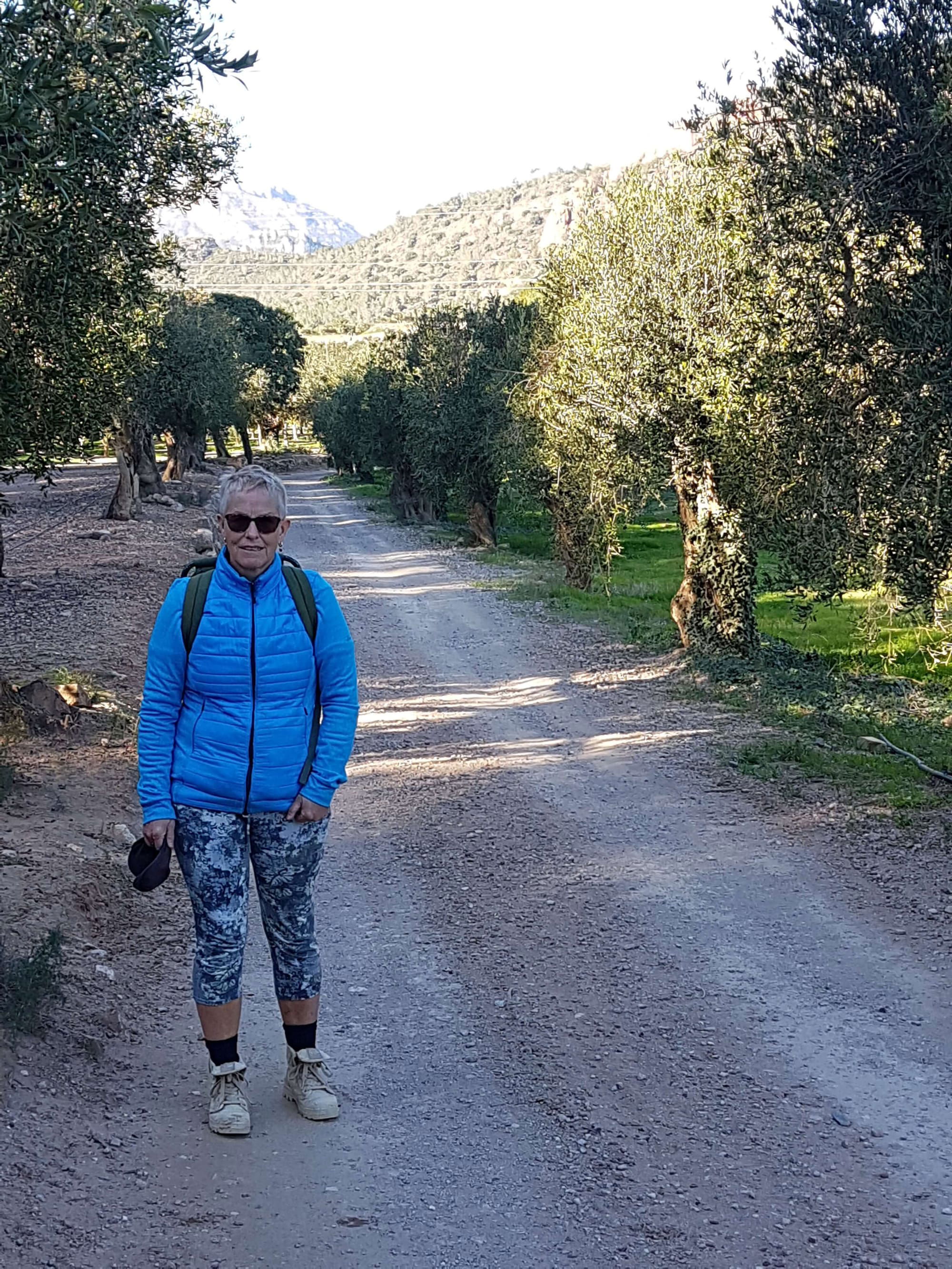 05/01Mainou (ten zuiden van Cambrils), fietsen en wandelen met Lana