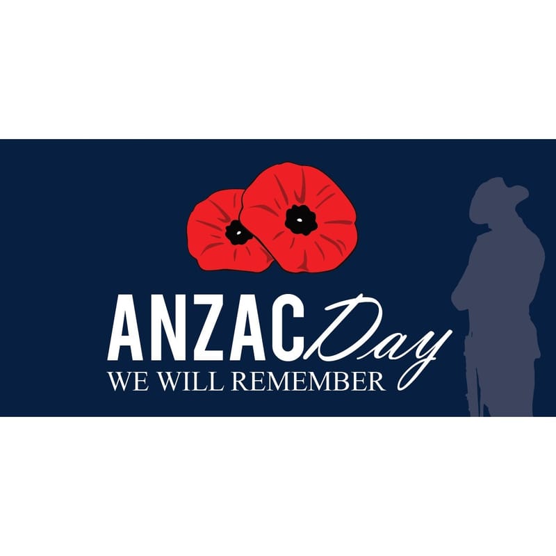 ANZAC DAY Flag Pennant House