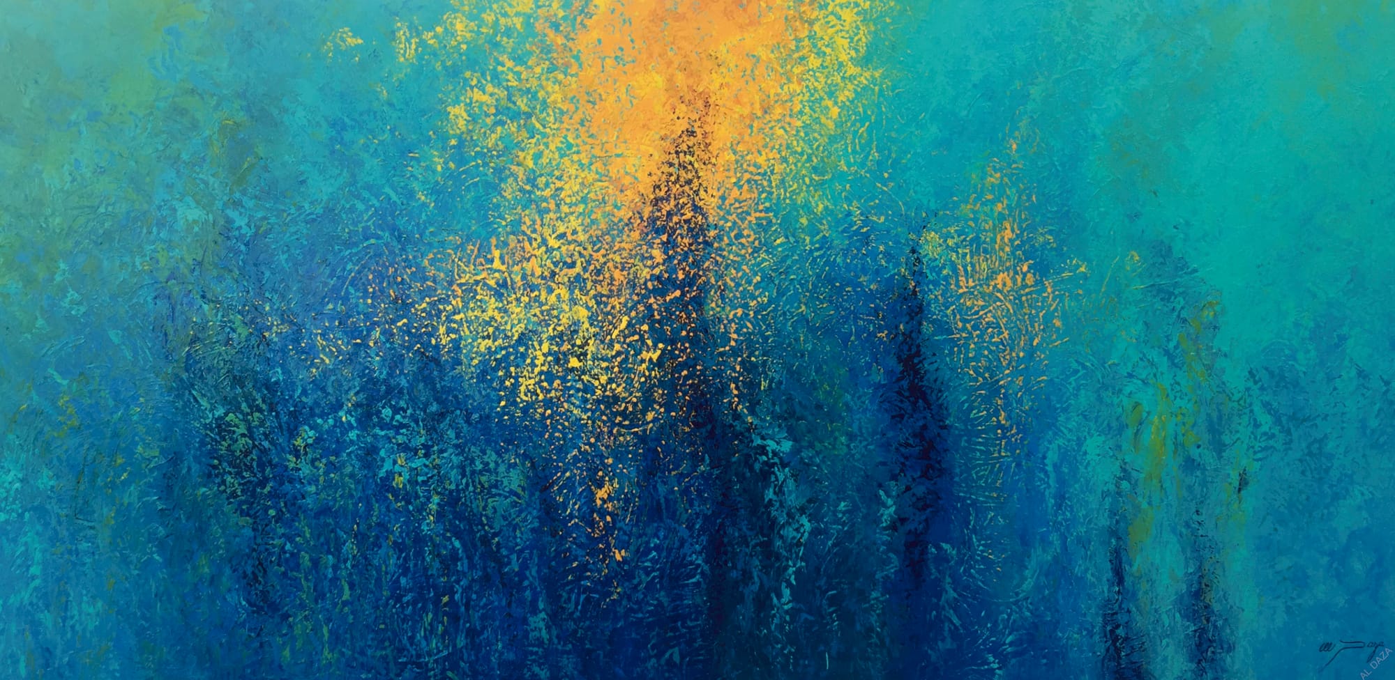 ATRAPADO EN LA LUZ          100 X 200 CMS