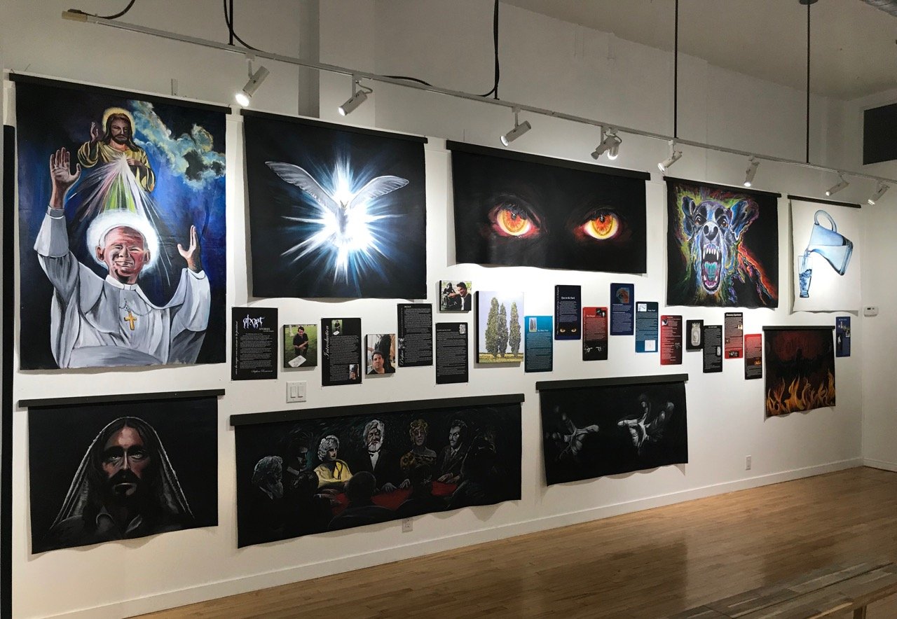 "Dark Eyes" in "Three of a Kind" Exhibition