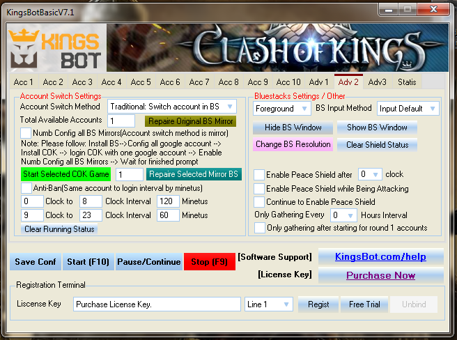 Demo] Clash of Kings Bot