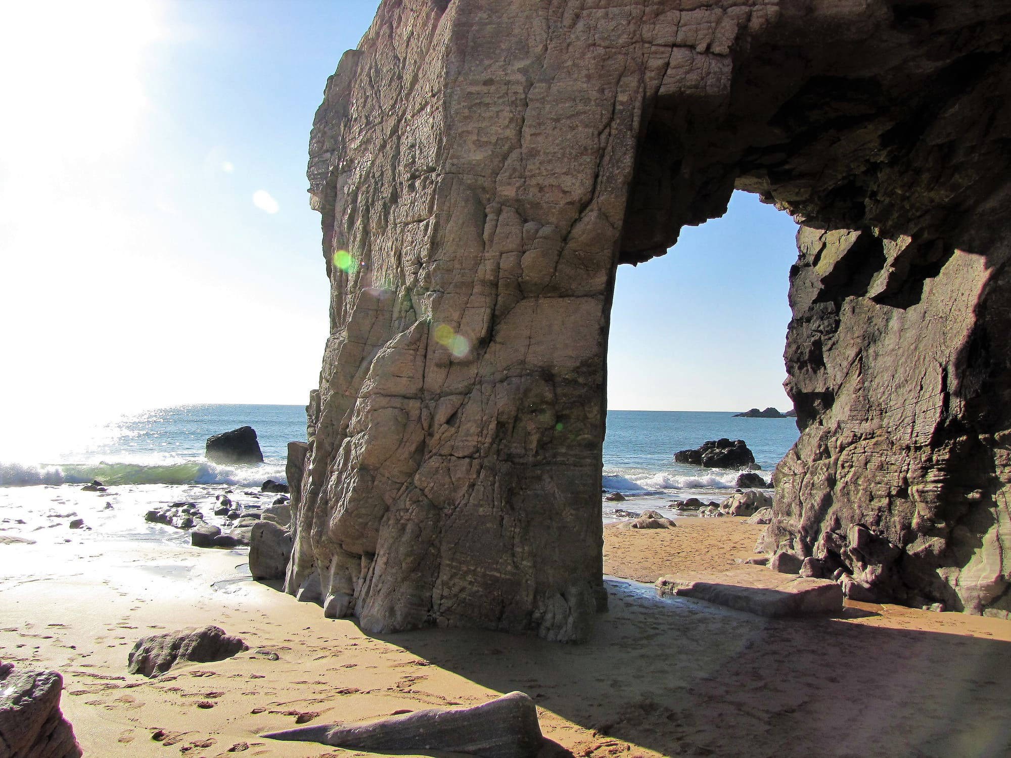 Au pied des falaises de Quiberon