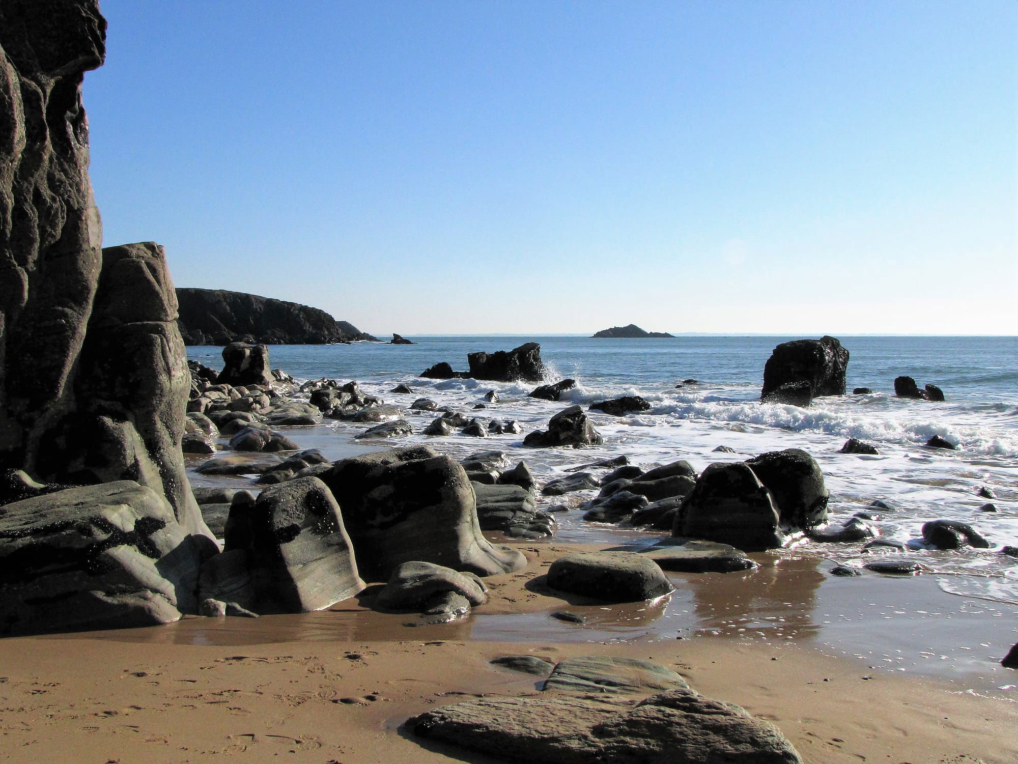 Au pied des falaises de Quiberon