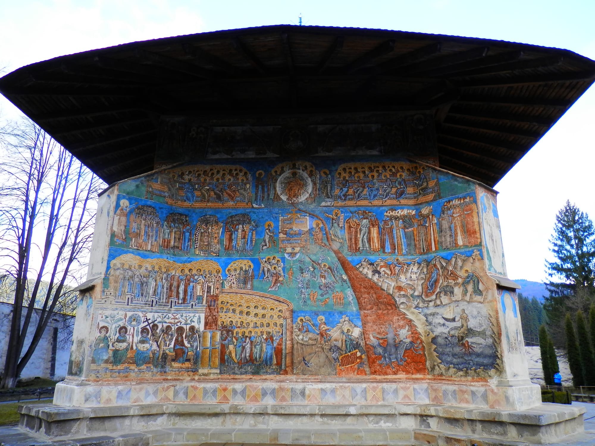 Voronet Monastery aka the Sistine Chapel of the East, Bucovina
