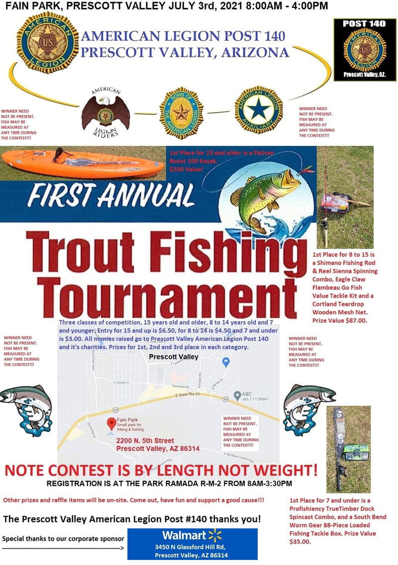 Post 140 1st Annual Trout Fishing Tournament