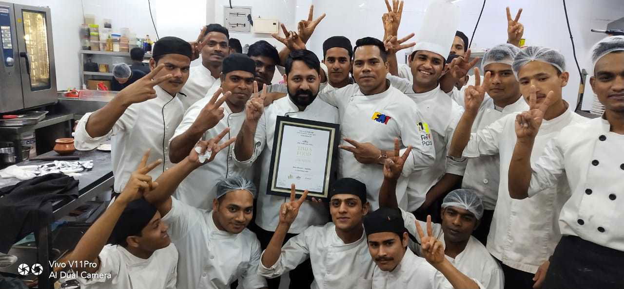 with my kitchen team 2020