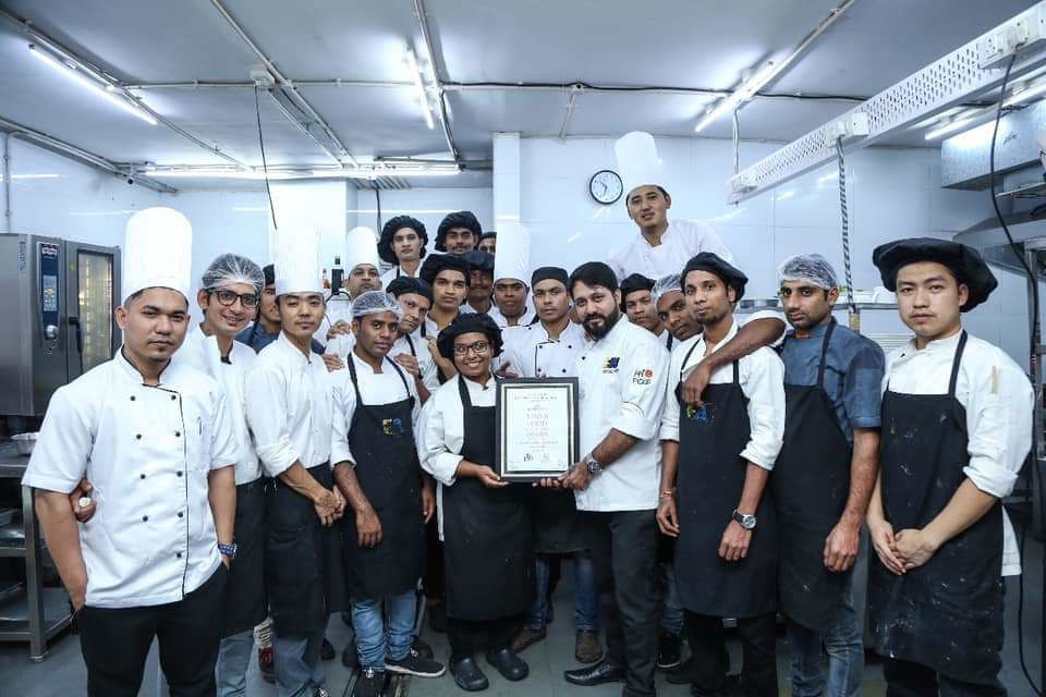 with my kitchen team 2019