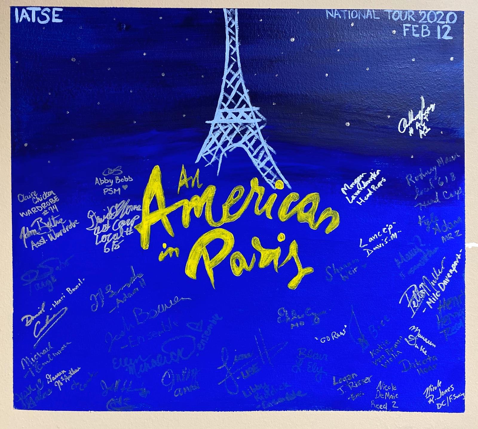 An American in Paris - Tour Poster