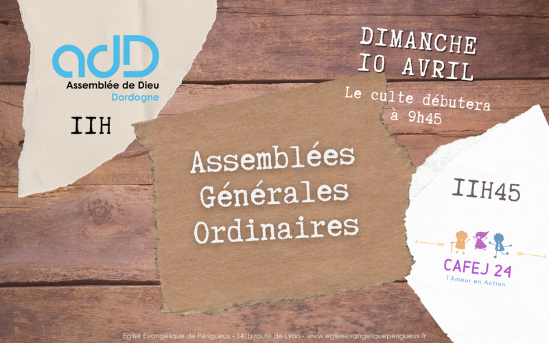 Assemblées Générales Ordinaires 2022