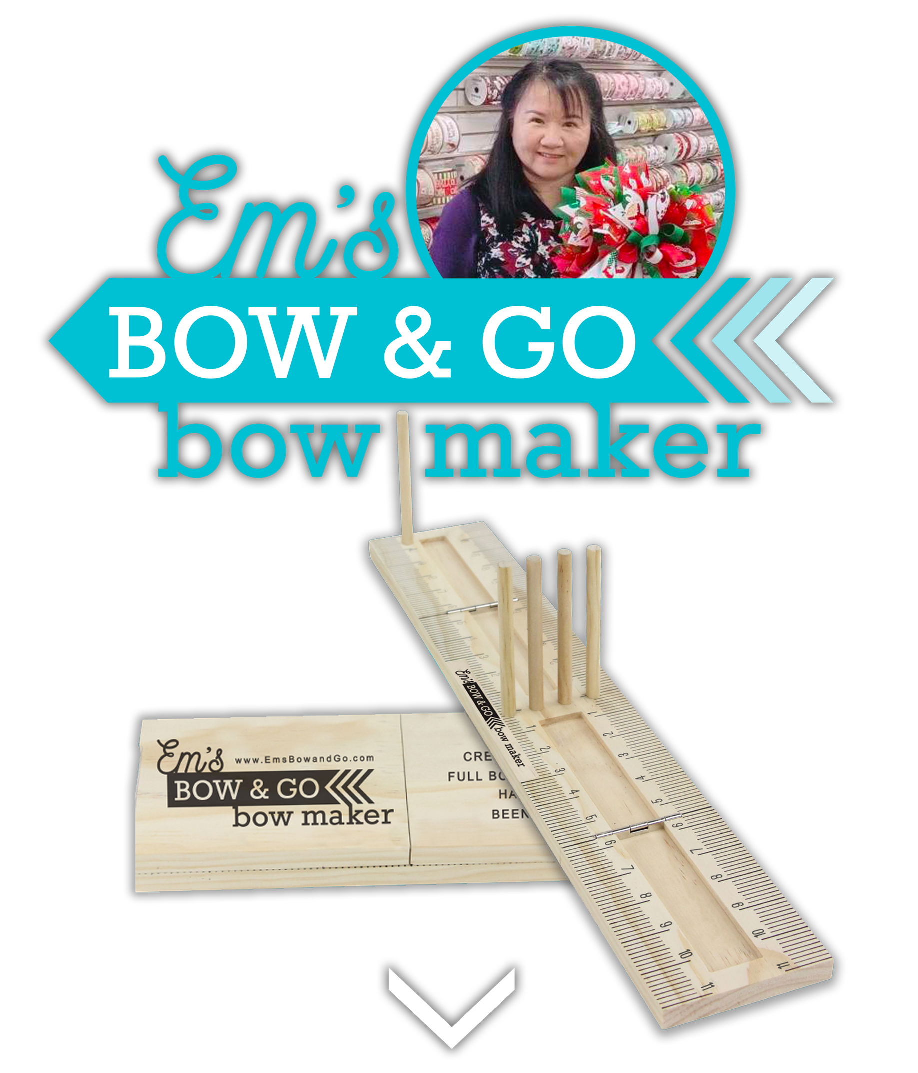 22 Em's Bow & Go Bow Maker [MT1077] 