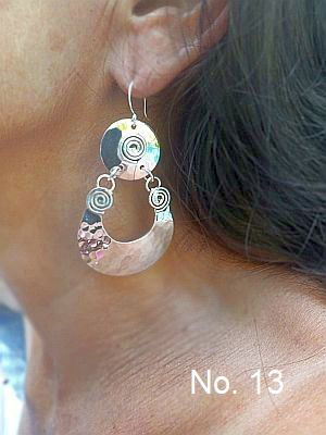 Besame mucho, earring light silver-plated brass     $ 14.- inkl. free shipping