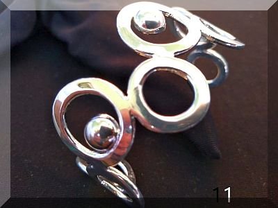 No.1 Bracelets brass silver plated $ 14.- inkl. shipping