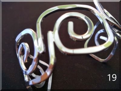 2 Bracelets brass silver plated $ 20.- inkl. shipping