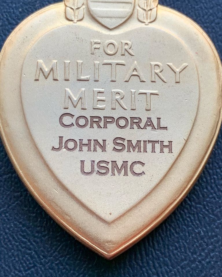 US Military Medal Engraving