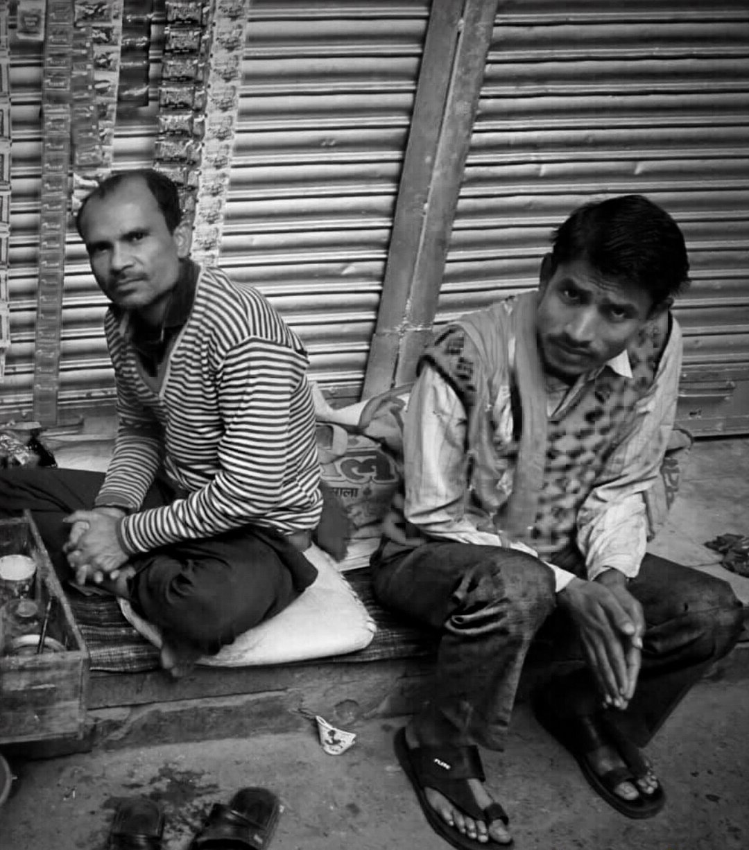 shoe repair, Old Delhi, India