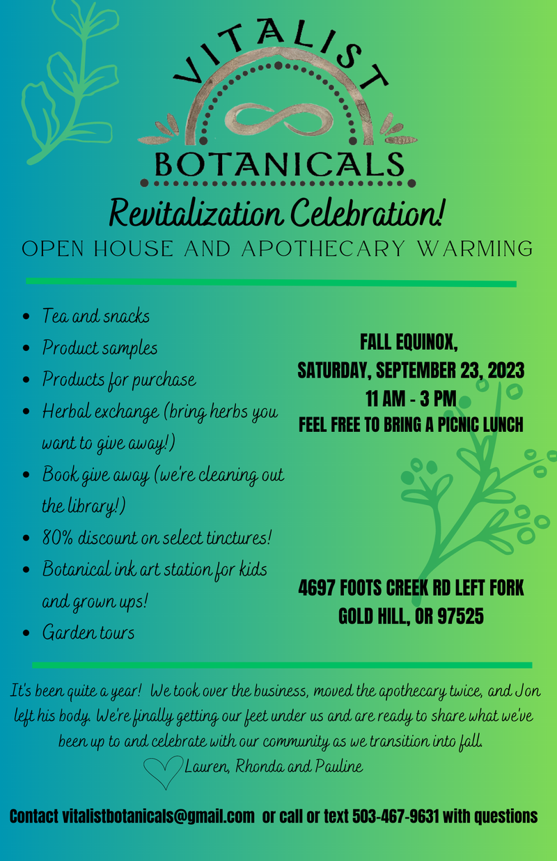 Vitalist Botanicals Open House