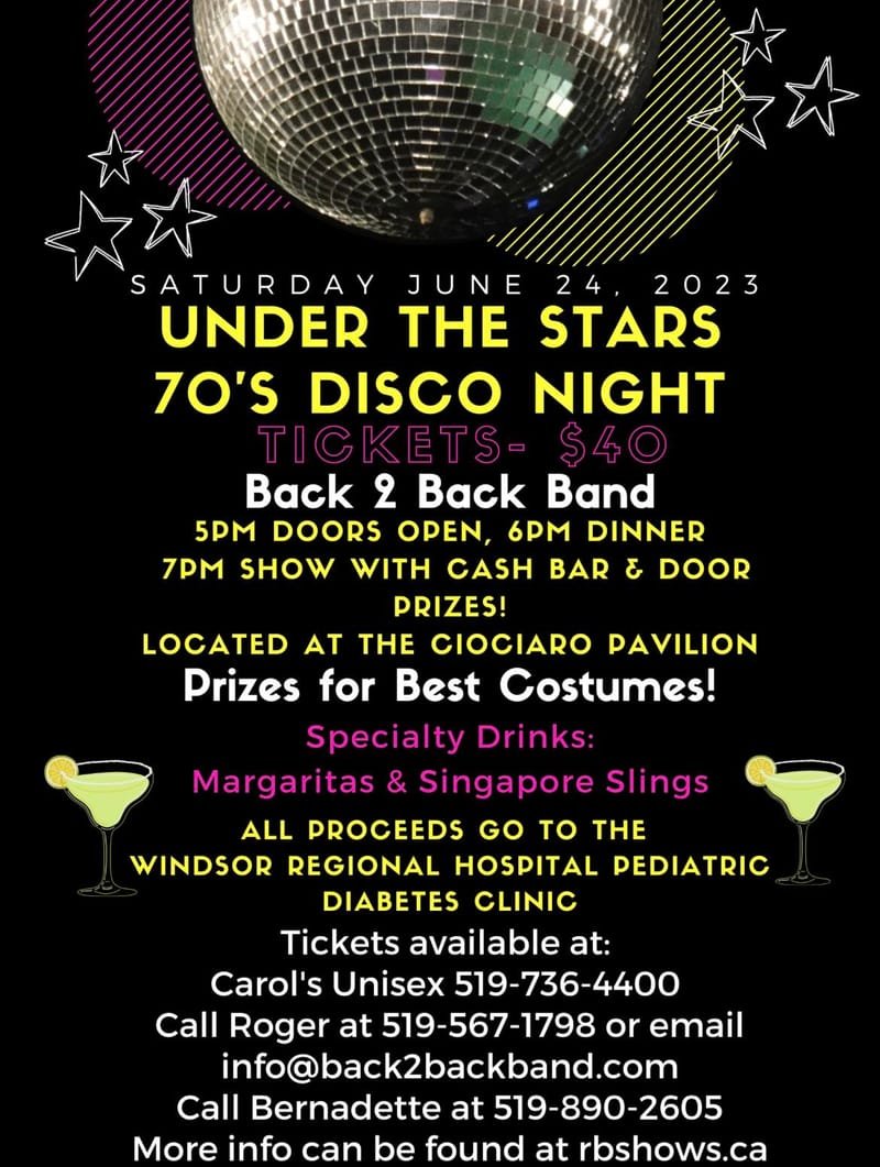 Under The Stars 70s Disco Night