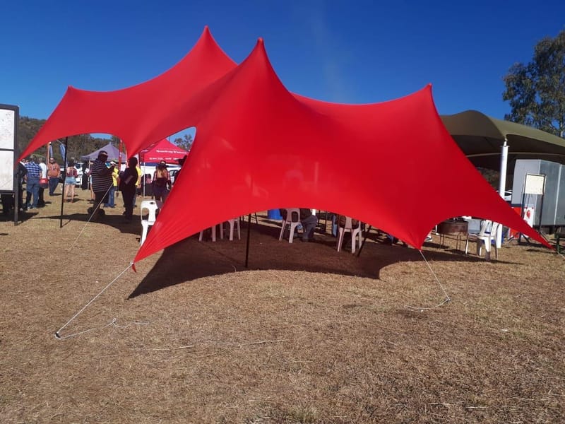 Stretch tents hotsell for kiddies parties