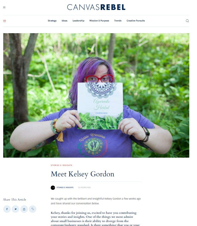 Canvas Rebel: Meet Kelsey Gordon