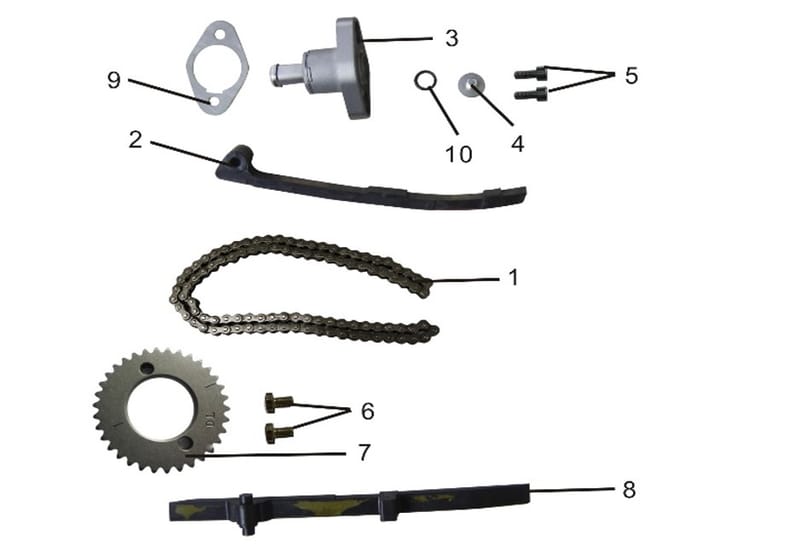 ZT 125 Timing Chain Big Z Moto