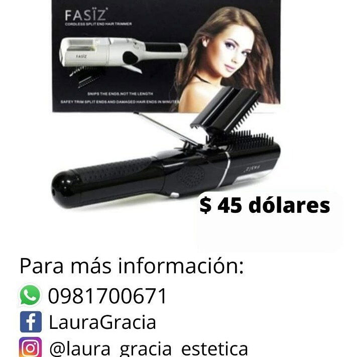 plancha de cabello quita horquetillas