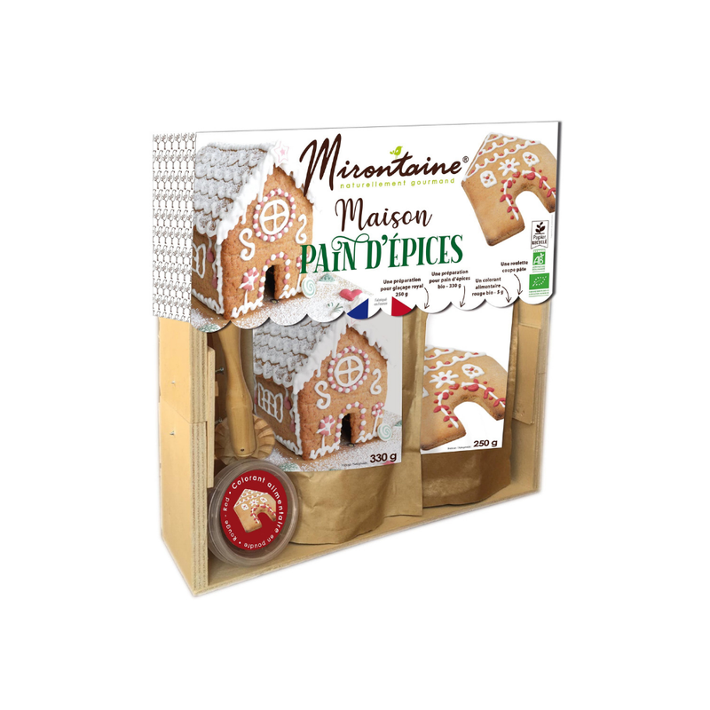 Kit maison pain d'épices Gingerbread Greenhouse - ScrapCooking - MaSpatule