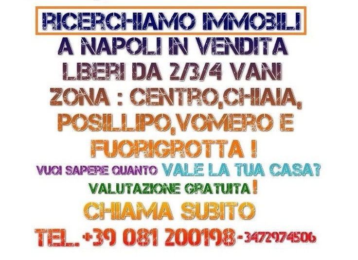 Cerchiamo immobili a Napoli