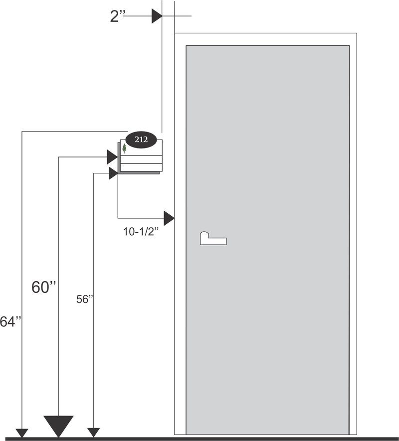 A simple guide to ADA sign installation leaf signs