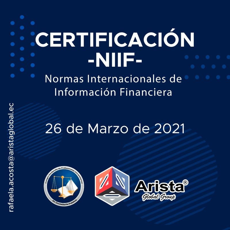 Certificación en Normas Internacionales de Información Financiera Completas
