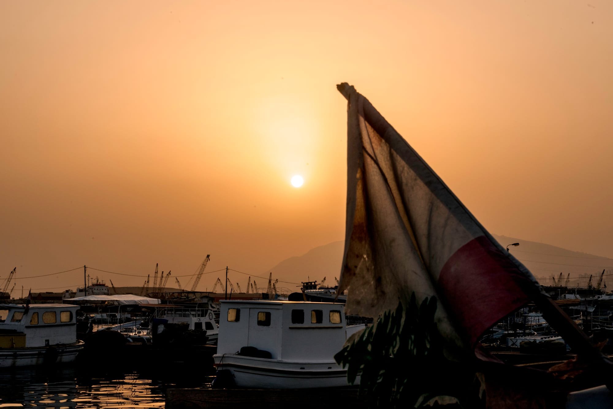 Tripoli Harbour: Sunrise