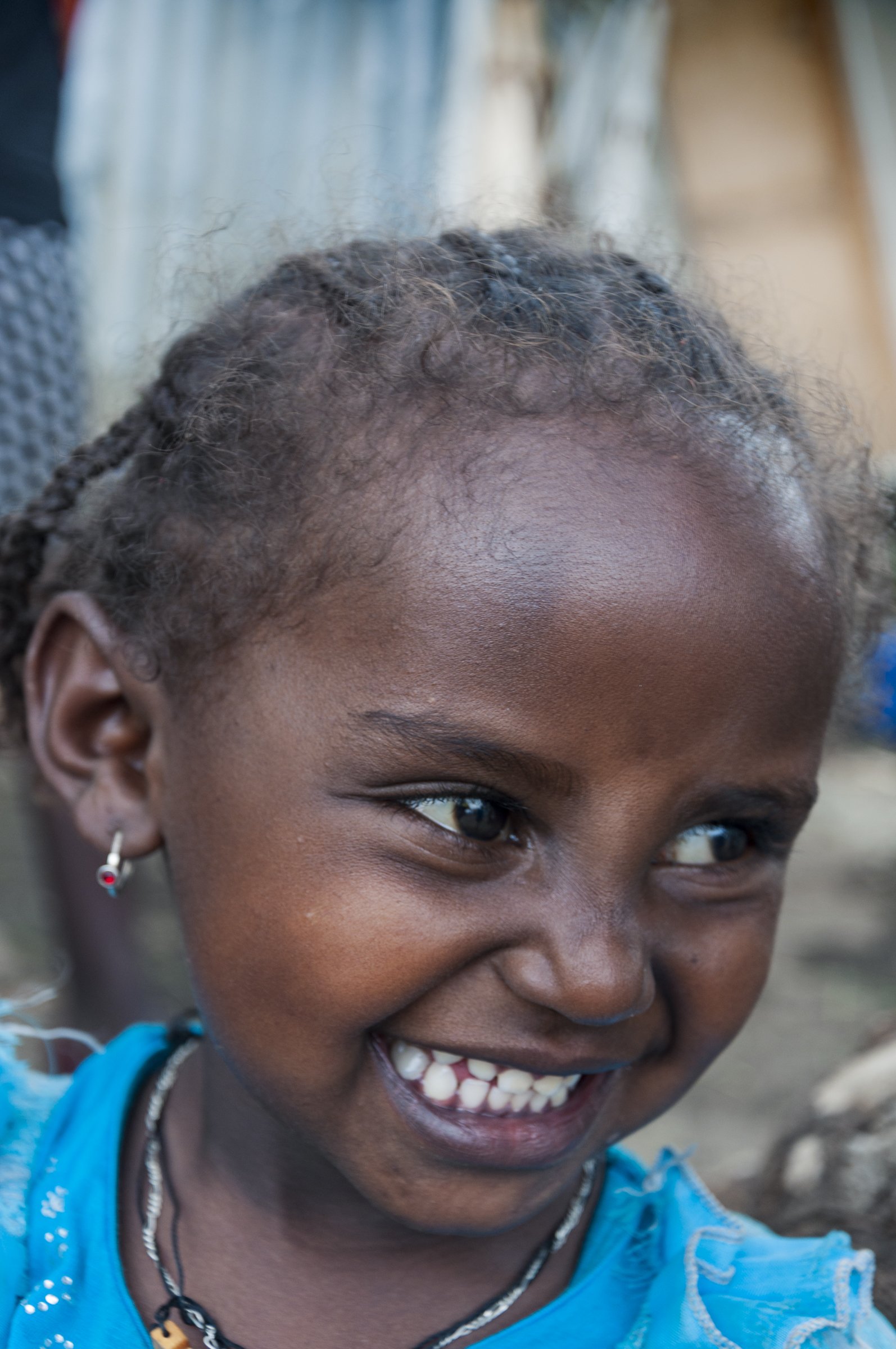 The smile of an Ethiopian girl