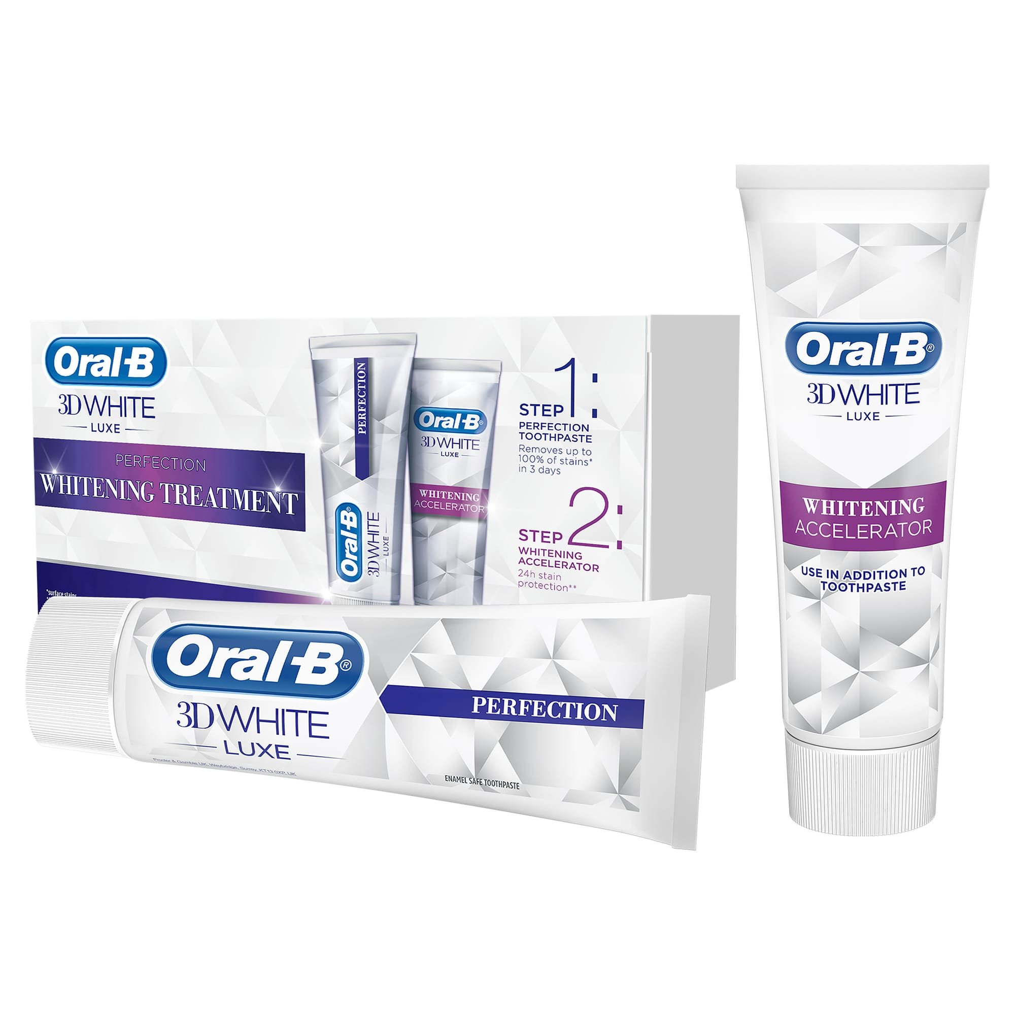 Oral-B הלבנה בשני שלבים