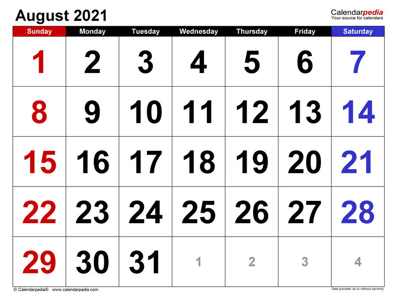2021 FAIR SCHEDULE