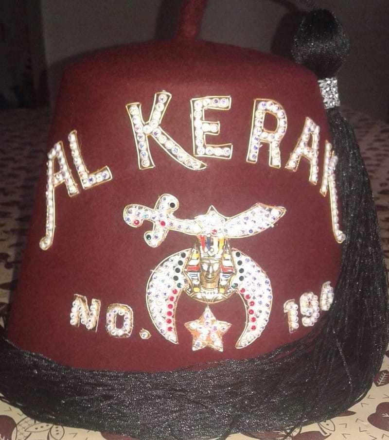 Embroidered Grotto FEZ West2East Masonic Haberdashery