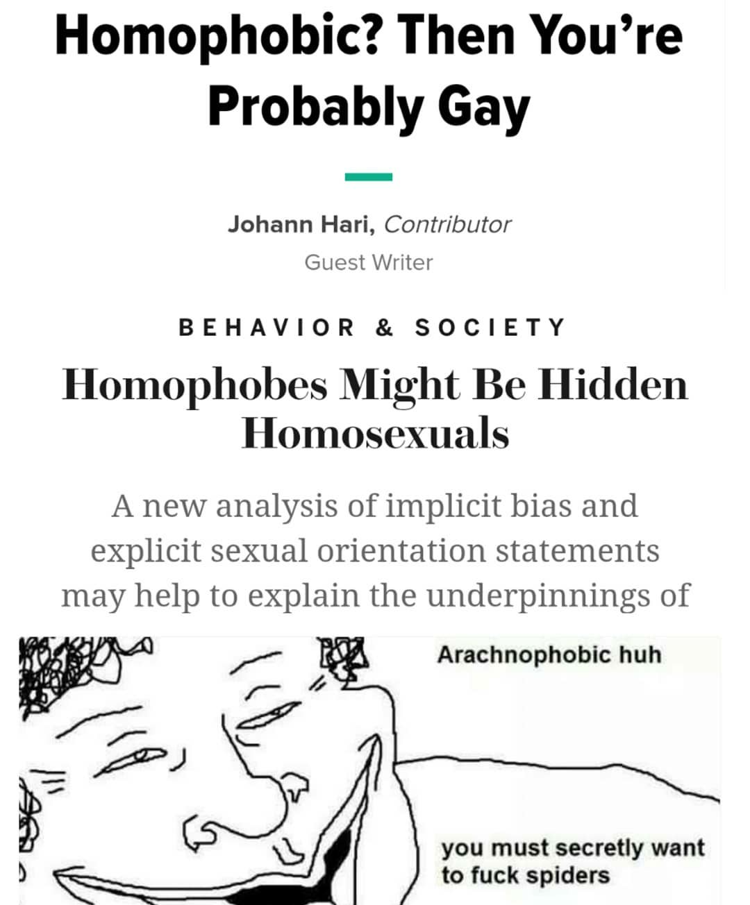 "Homophobia"