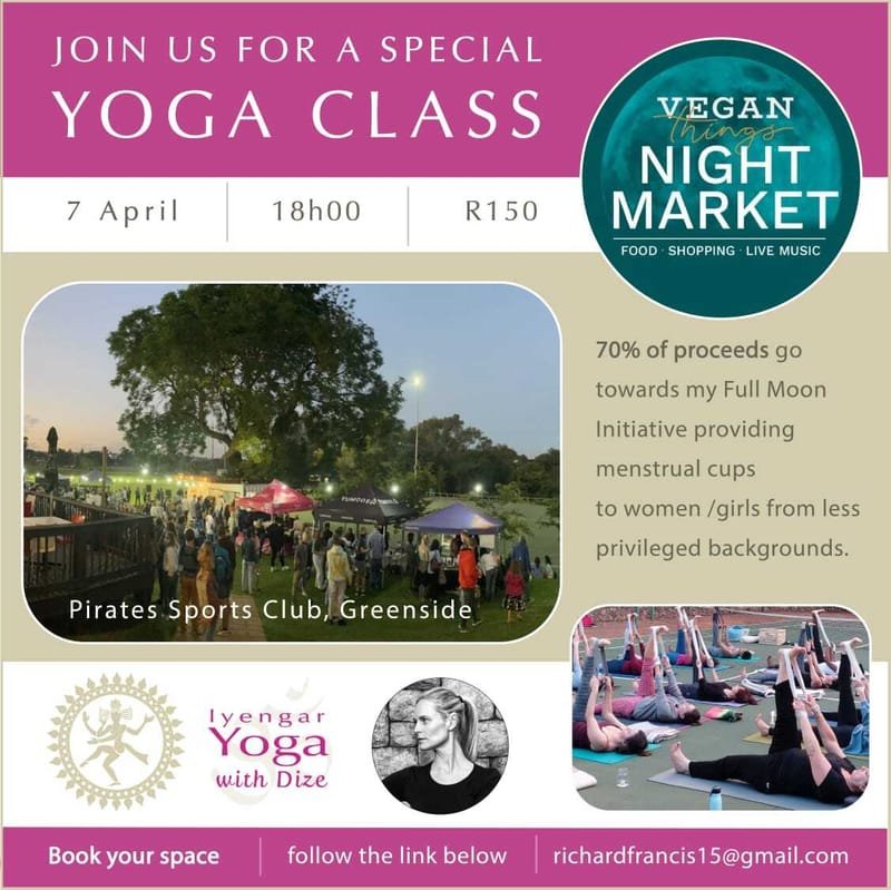 "Yoga with Dize" at the "Vegan Things- Night Market"
