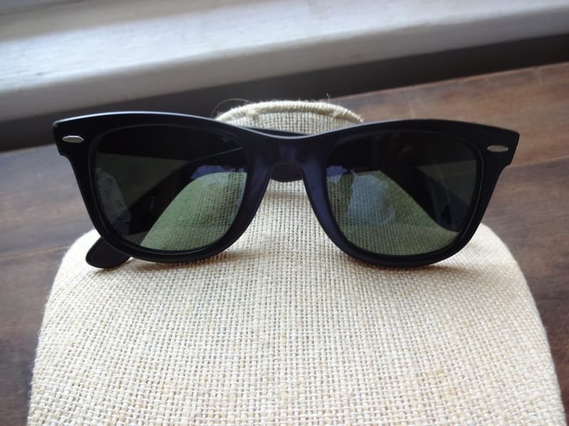 Ray-Ban Wayfarers 5022 Black Vintage Sunglasses