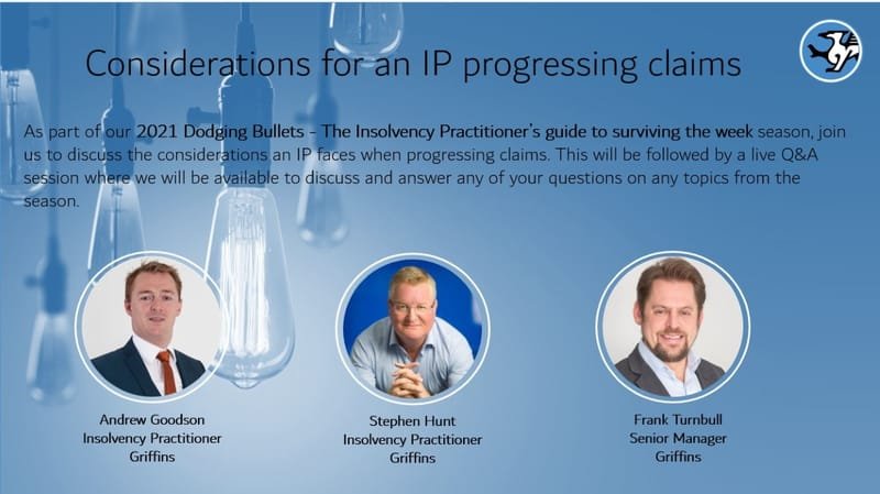 Considerations for an IP progressing claims