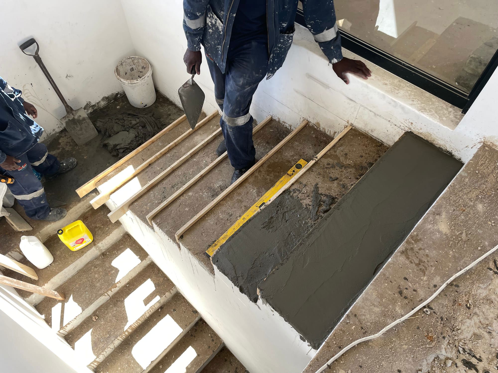 Franschhoek- Repairs on Staircase screed & levels