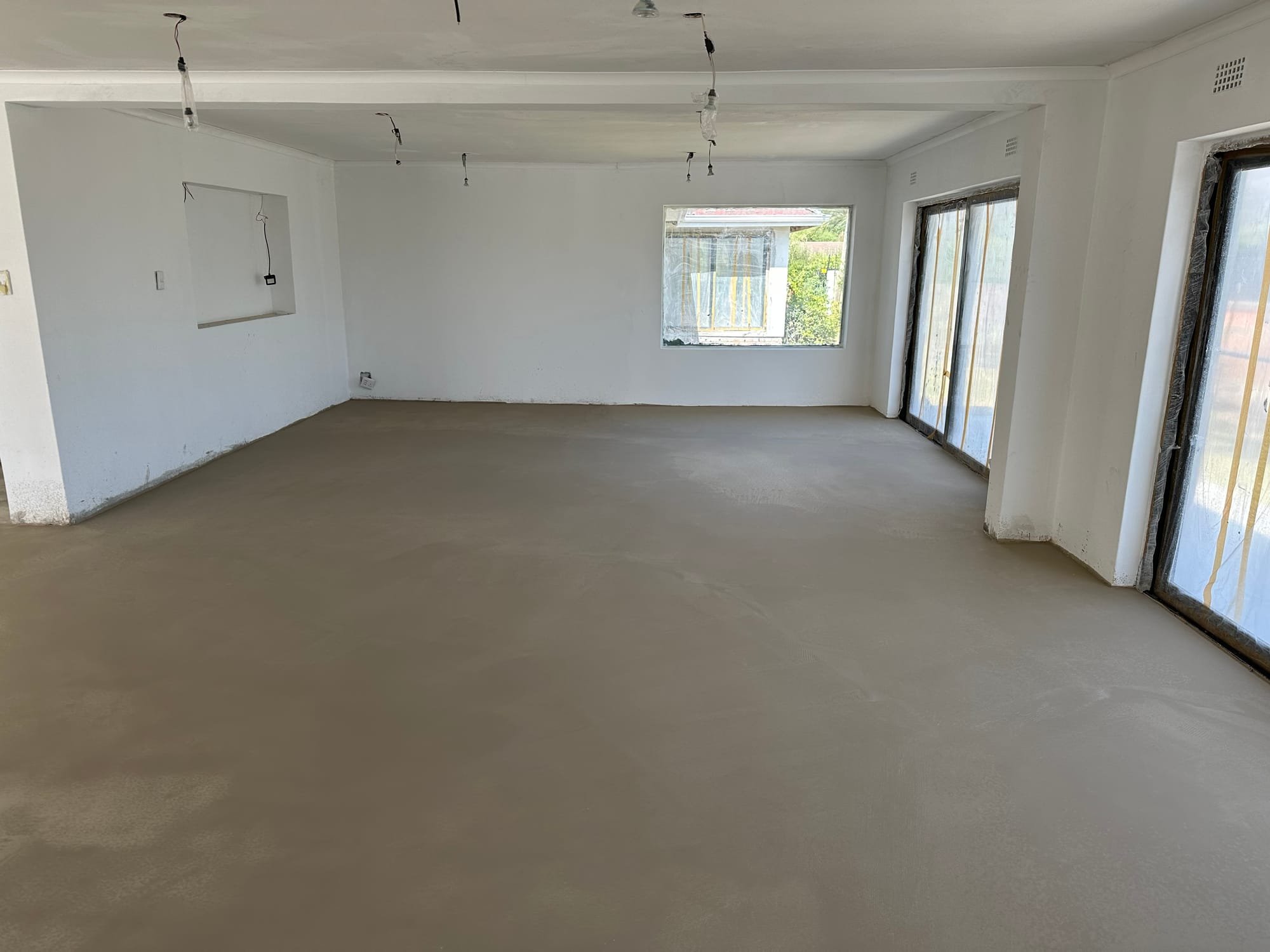 Somerset West - clients screed repaired & Self Levelled with Wakol Z680