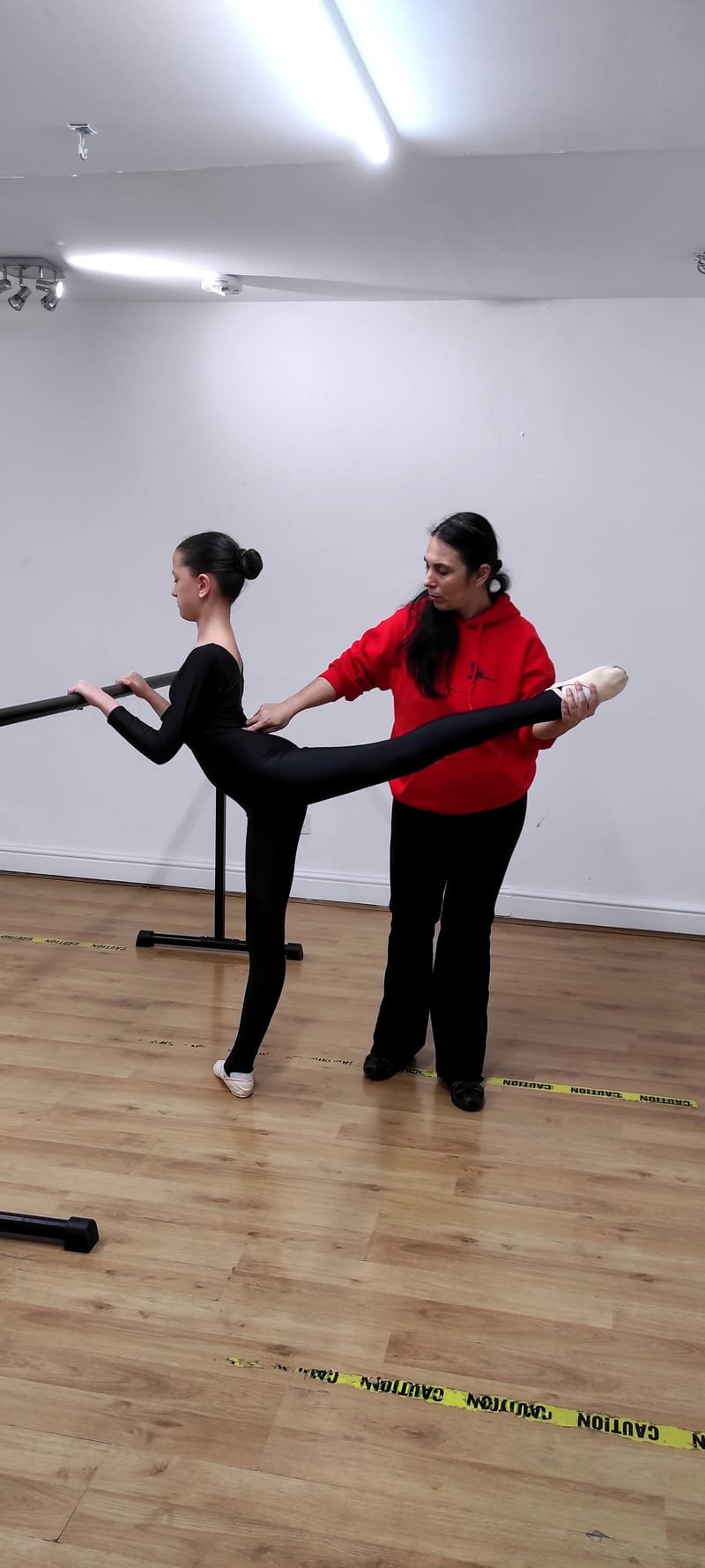 Private classical ballet coaching online in studio