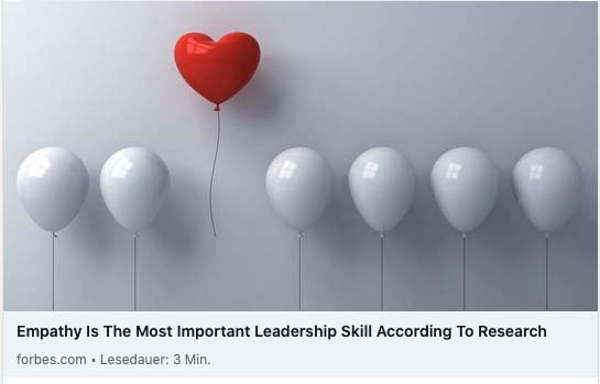 Forbes: Studie zur Empathie im Leadership