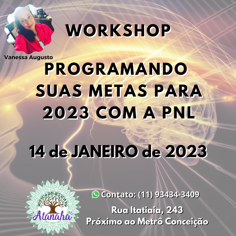 WORKSHOP - PROGRAMANDO SUAS METAS PARA 2023 COM A PNL