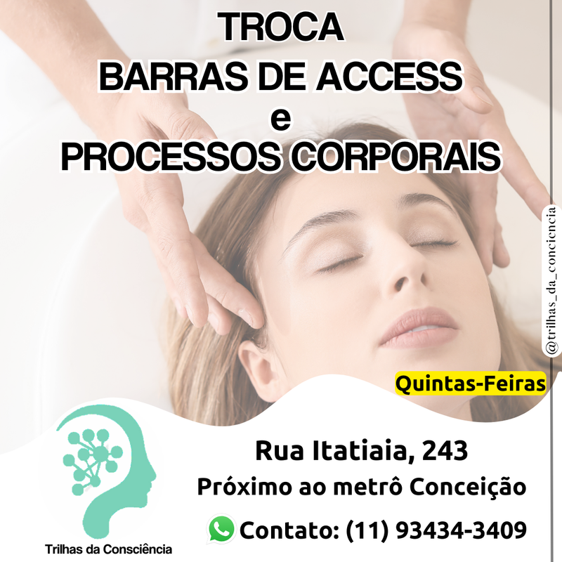 TROCA BARRAS DE ACCESS / PROCESSOS CORPORAIS