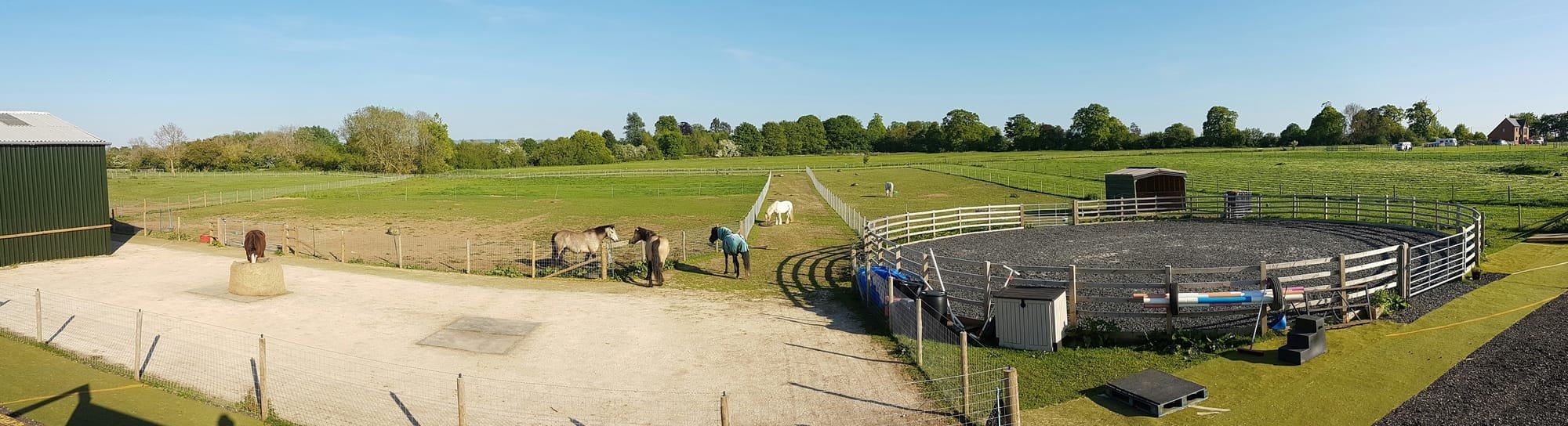 Our round pen and corral