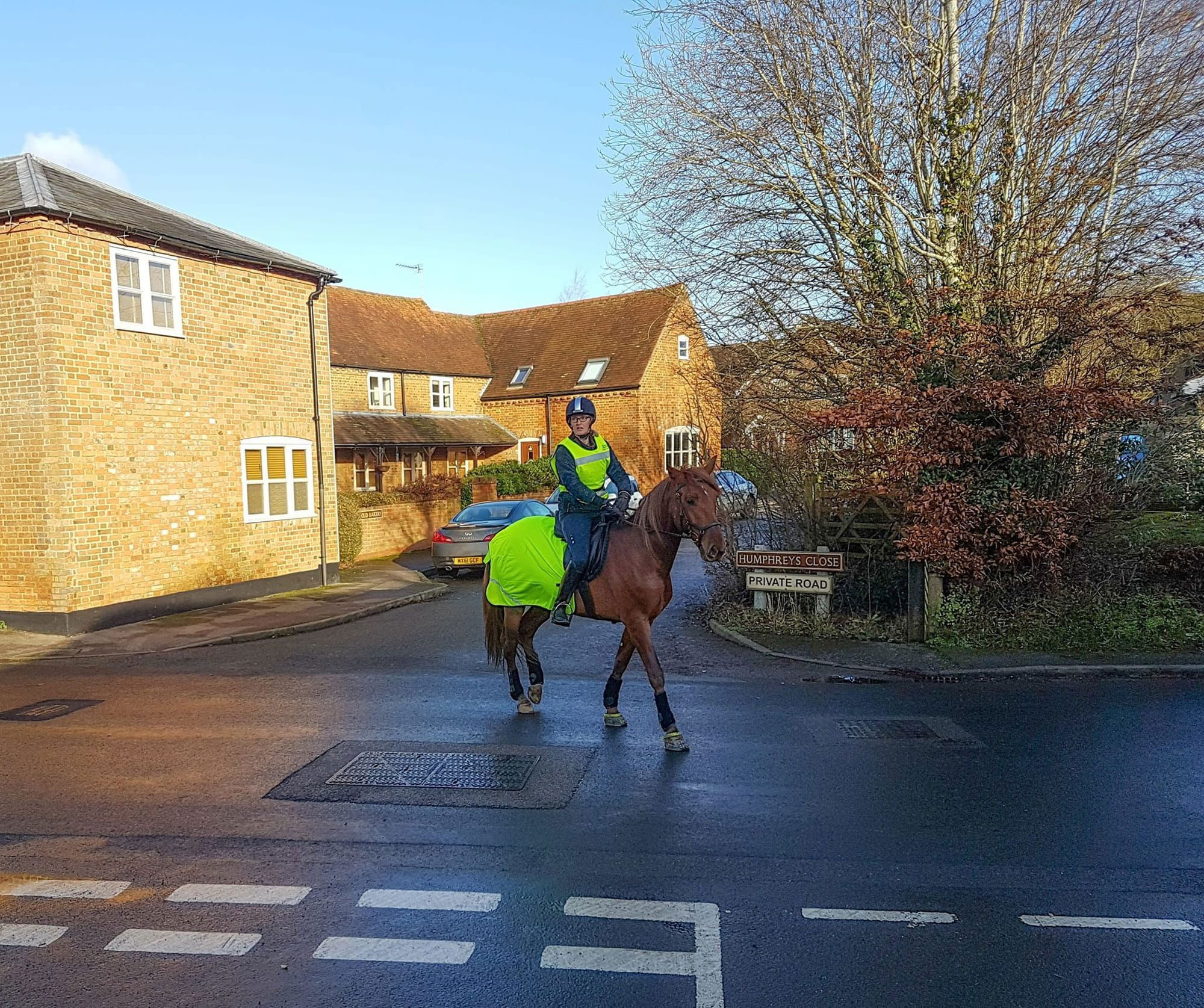 Quiet village roads straight from the farm lane