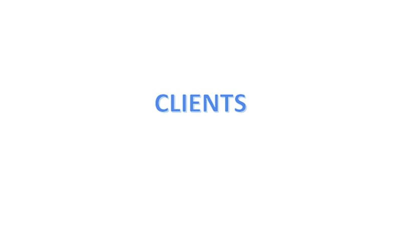 Our Client List