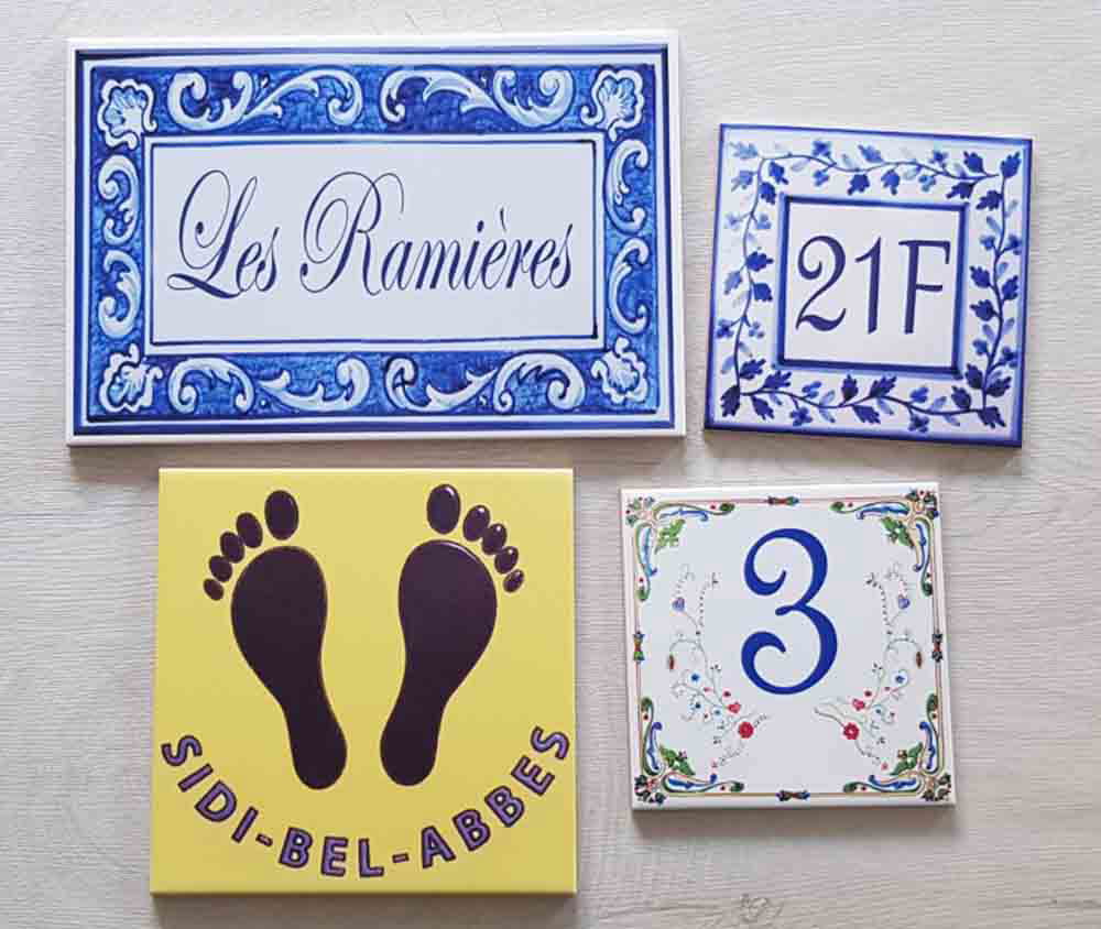 Plaques de maison personnalisées