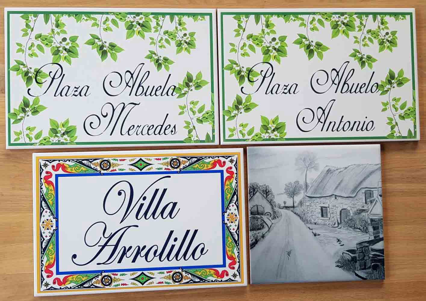 Plaques de villa ou de maison personnalisées