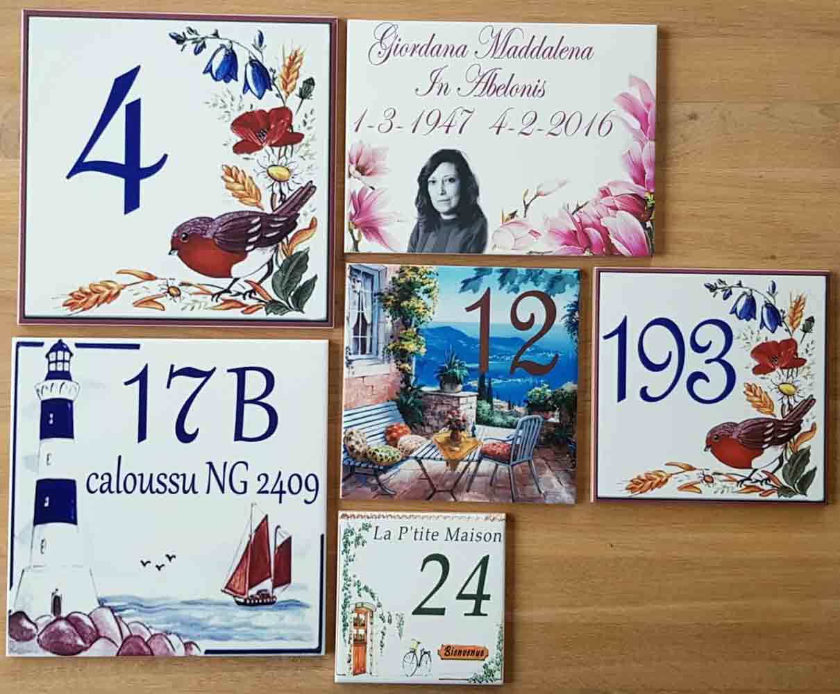 Plaques de rue ou de maison personnalisables